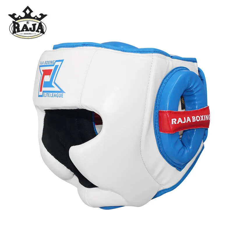 Raja Boxing Headgear MMA Muay Thai Taekwondo Kickboxing Sparring Martial Arts Taekwondo Helmet Full Face Protection