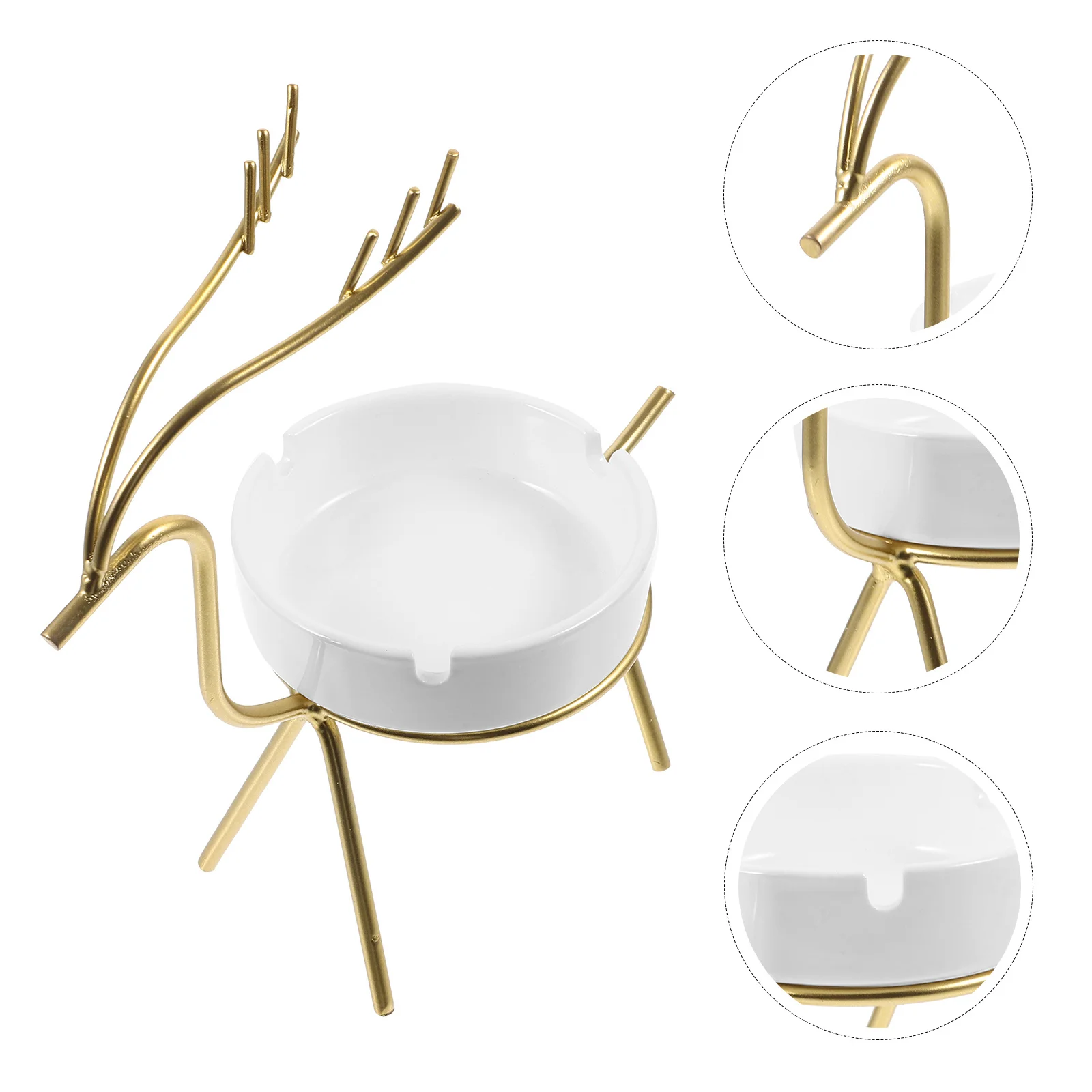 

Indoor Office Ashtray Decorative Retro Desktop Decoration Cigarette Practical Ceramic Household