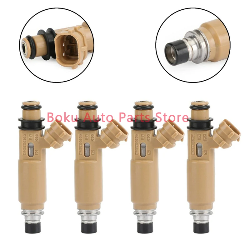 23250-74170 4 pieces For Toyota Camry ST210 Corona RAV4 fuel injector 23209-74170