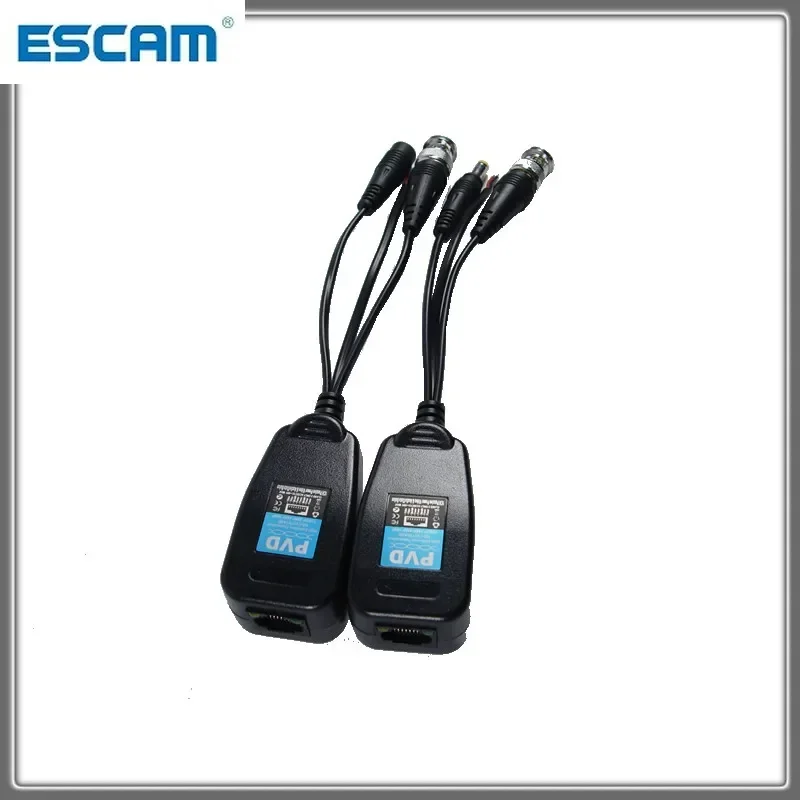 Passive Transceivers For HD CVI/AHD/TVI Twisted BNC CCTV Cat5 CCTV UTP Video Balun IPC For 2MP 3MP 4MP 200M Range