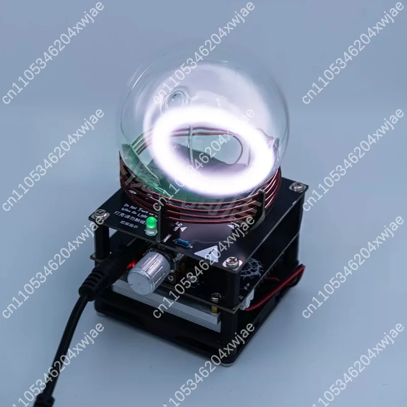 Plasma Ring Driver Kit Glowing Xenon Circular Ion Light Plasma Ball Nuclear Fusion Physics Experimental Model
