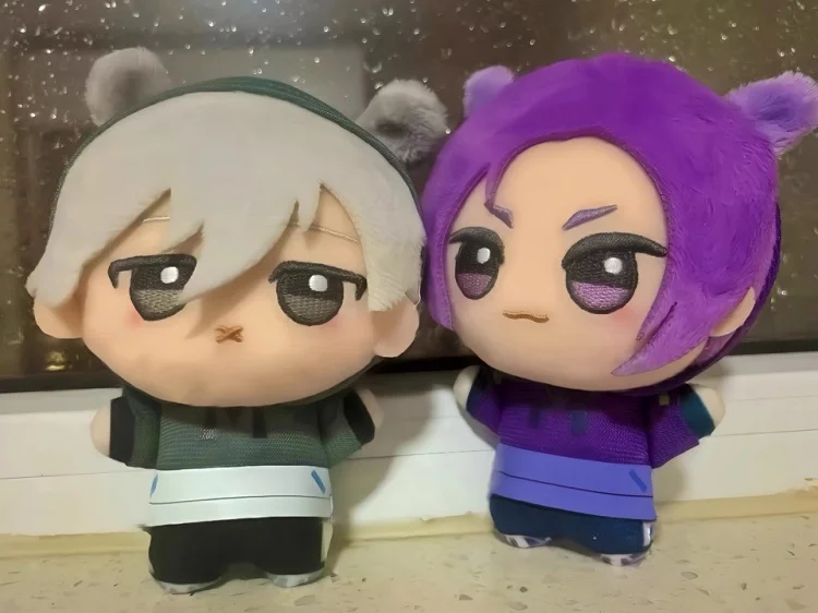 Hot Bandai Blue Lock Bunny Keychain Pendant 10cm Isagi Yoichi Nanase Vol.1 & Vol.2 Cute Doll Collectible Toy Fluffy Maumet