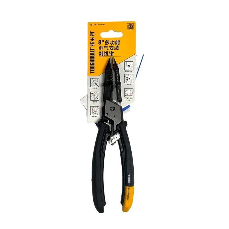 TOUGHBUILT 6 in 1 Multi-Function Electrical Stripping Pliers 8\