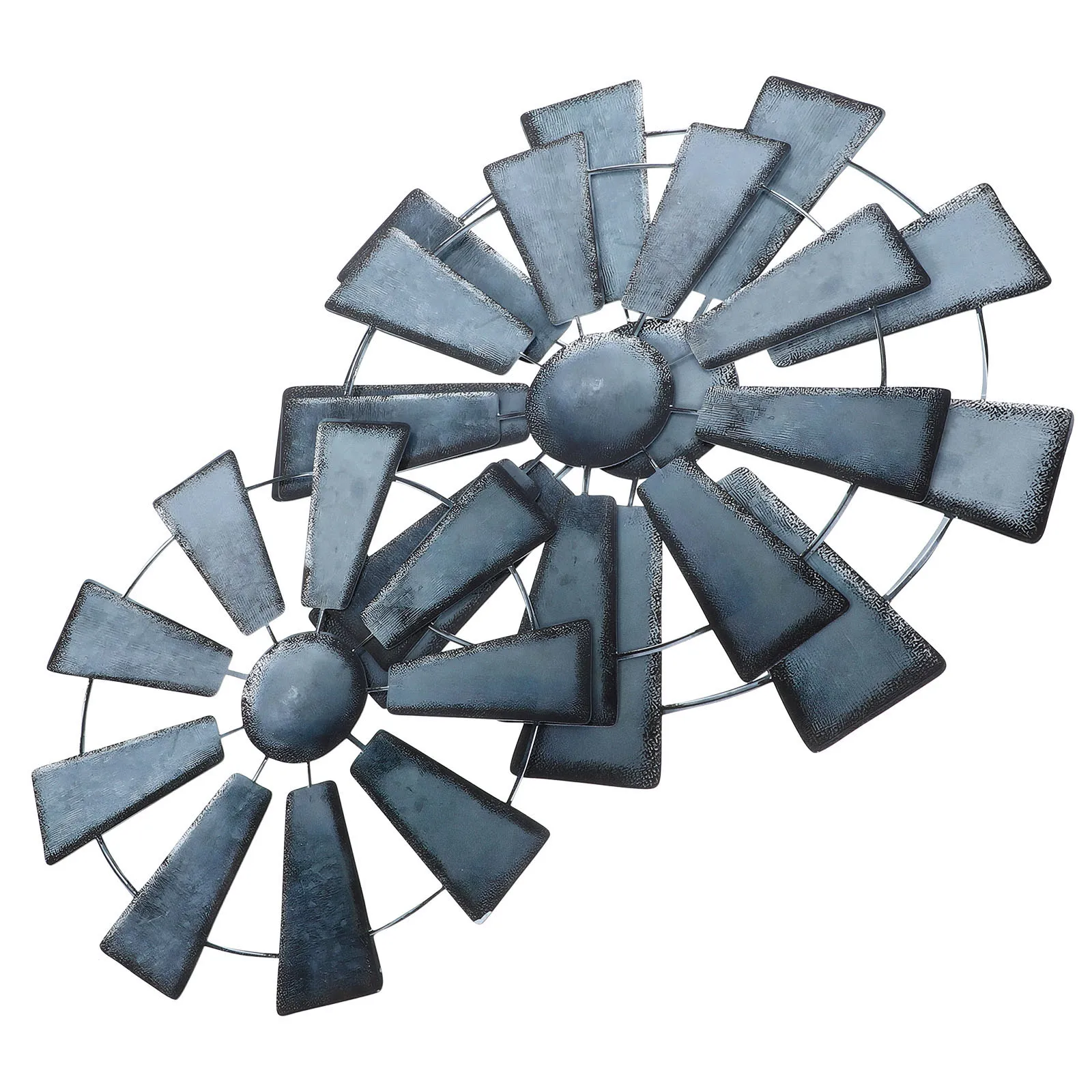 

3pcs Metal Windmill Wall Decor Farmhouse Rustic Home Kitchen Living Room Bedroom Bathroom Patio Office Vintage Hanging Art