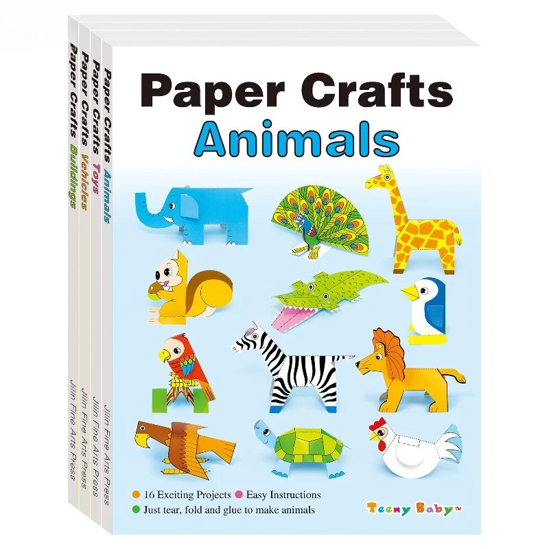 

《Three-dimensional handmade origami book》3D Handmade Origami Book Creative Set with Paper Craft Tutorials and Materials
