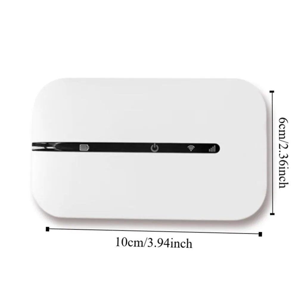 4G 모바일 와이파이 라우터 2100mAh 최대 16명 사용 가능 모바일 와이파이 150Mbps 강력한 신호 포켓 와이파이 모바일 광대역 LCD MIFI 핫스팟