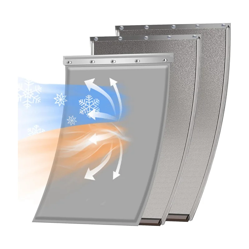 M04K Сменные дверные клапаны для собак Petsafe Freedom Сменный клапан для дверей домашних животных для экстремальной устойчивости к атмосферным воздействиям (-20-120 ° Ф)