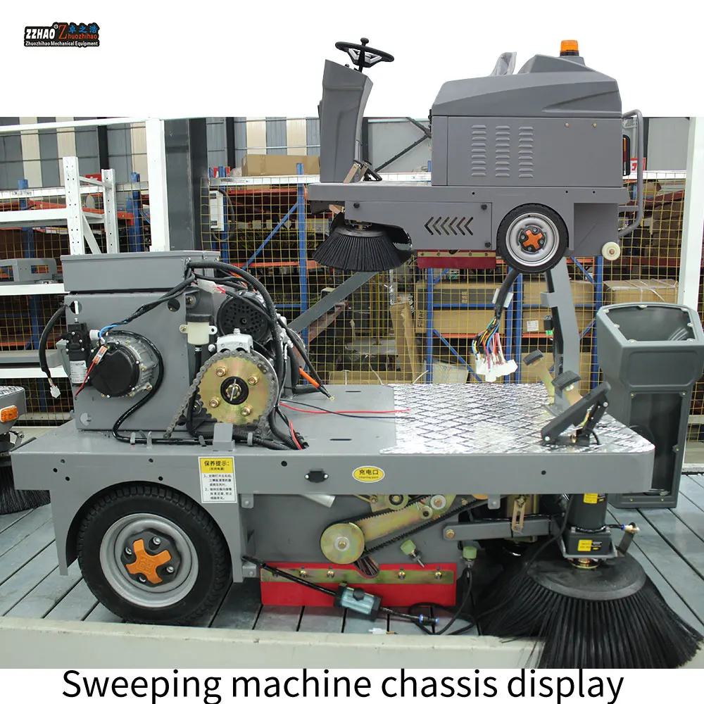 China Groothandel Fabrieksprijs Mini Kleine Rit op Straat Veegmachine Auto Vloerveegmachine Reinigingsmachine