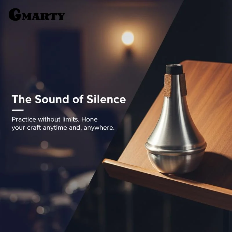 Weaker Beginners Practice Straight Body Mute Accessories Portable Mute Aluminum Alloy Trumpet Silencers Trumpet Universal