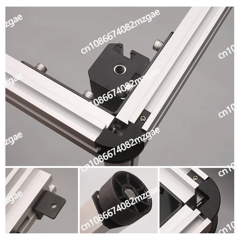 Adjustable Height Woodworking Bench with Guide Rail Lifting, Heavy Duty Professional Tool Bracket System for Workshops
