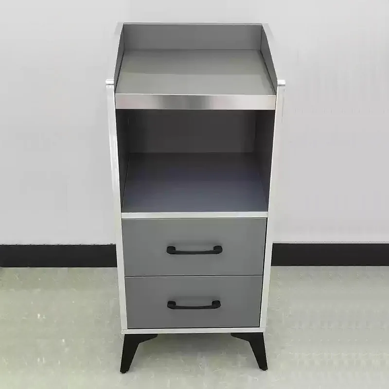 이발소 도구 캐비닛 살롱 전용 책상 서랍장 이동식 헤어 도구 보관함