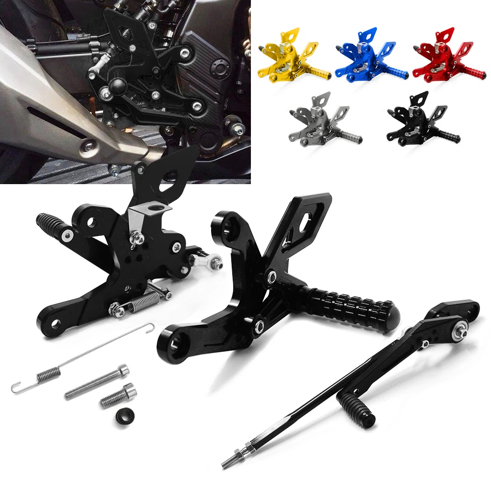 

For Honda CB500F CBR500R CB 500F CBR 500R 2013-2023 Motorcycle Footrest Adjustable Rear Sets Foot Pegs Rests Rearset Footpeg