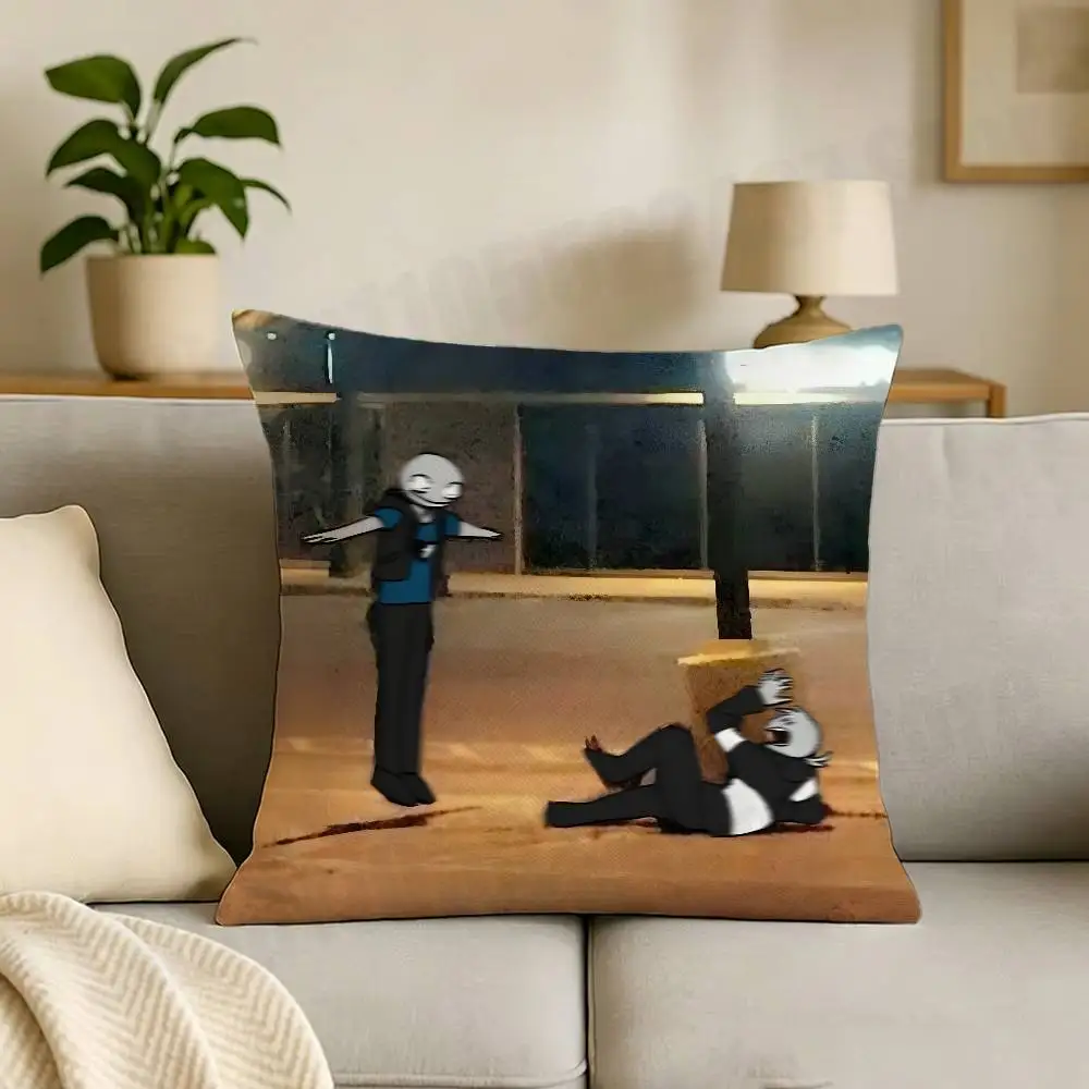 Peter YN game Your B-Boyfriend Cartoon Printing Pillowcase Customized Pillow Cover for Sofa Home Decor
