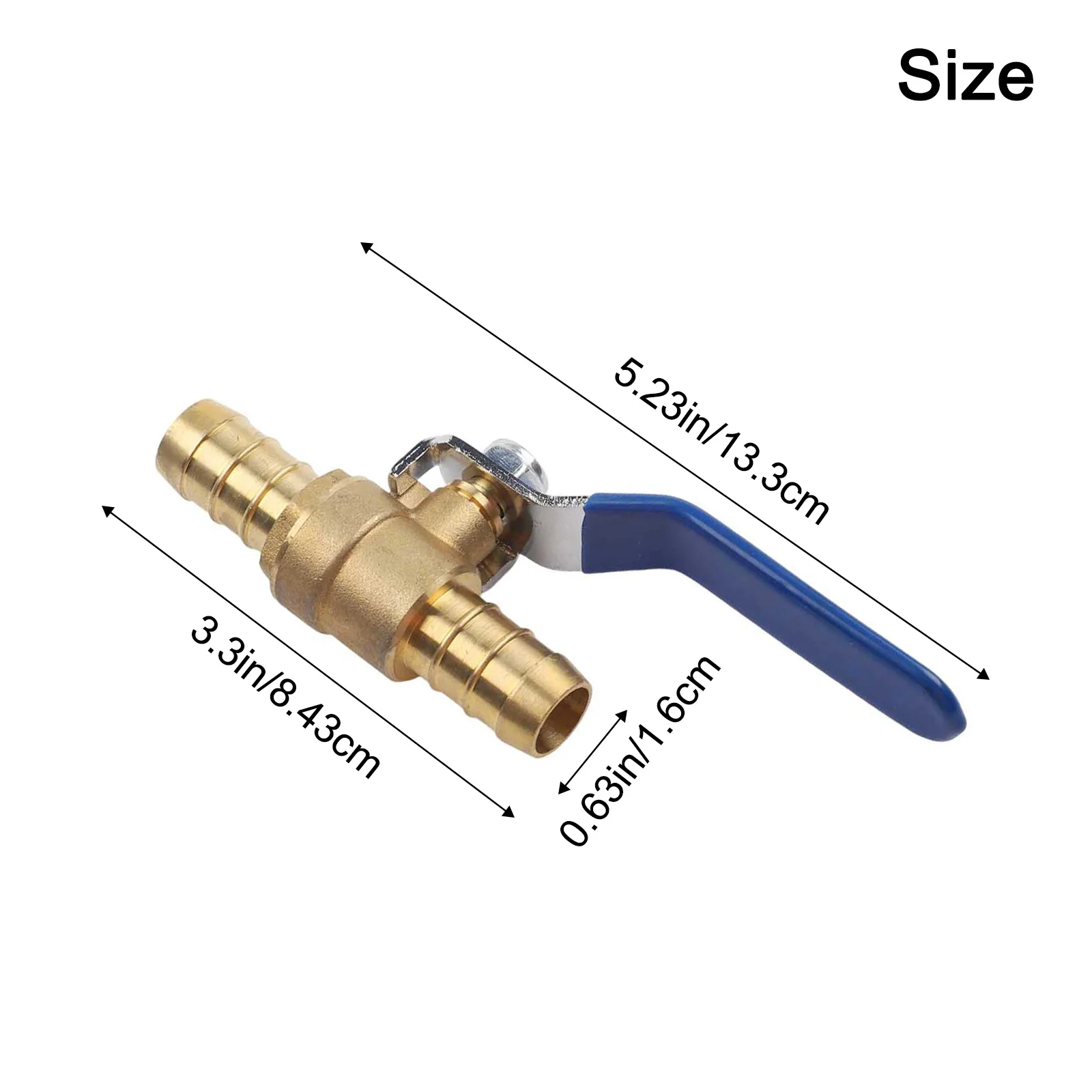 For Heater Hose 5 8 Inch Valve Kit 5 8 Hose Barb X 3 4 Hose Barb Brass Hose Barb Valve Kit Working Temperature -40 To 230