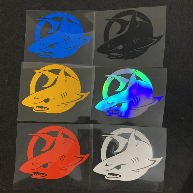 SHARK Car Sticker Waterproof Reflective Sticker Decorative Body Stickers Shielding Scratches Electric Motorcycle Modified