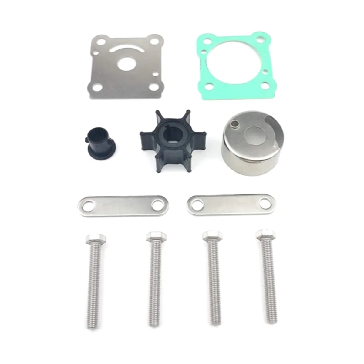 Kit de reparación de impulsor de bomba de agua 6G1-W0078-A1 para Yamaha Outboards 6HP 8 HP 6G1-W0078-00 6G1-W0078-01 6N0-W0078-A0