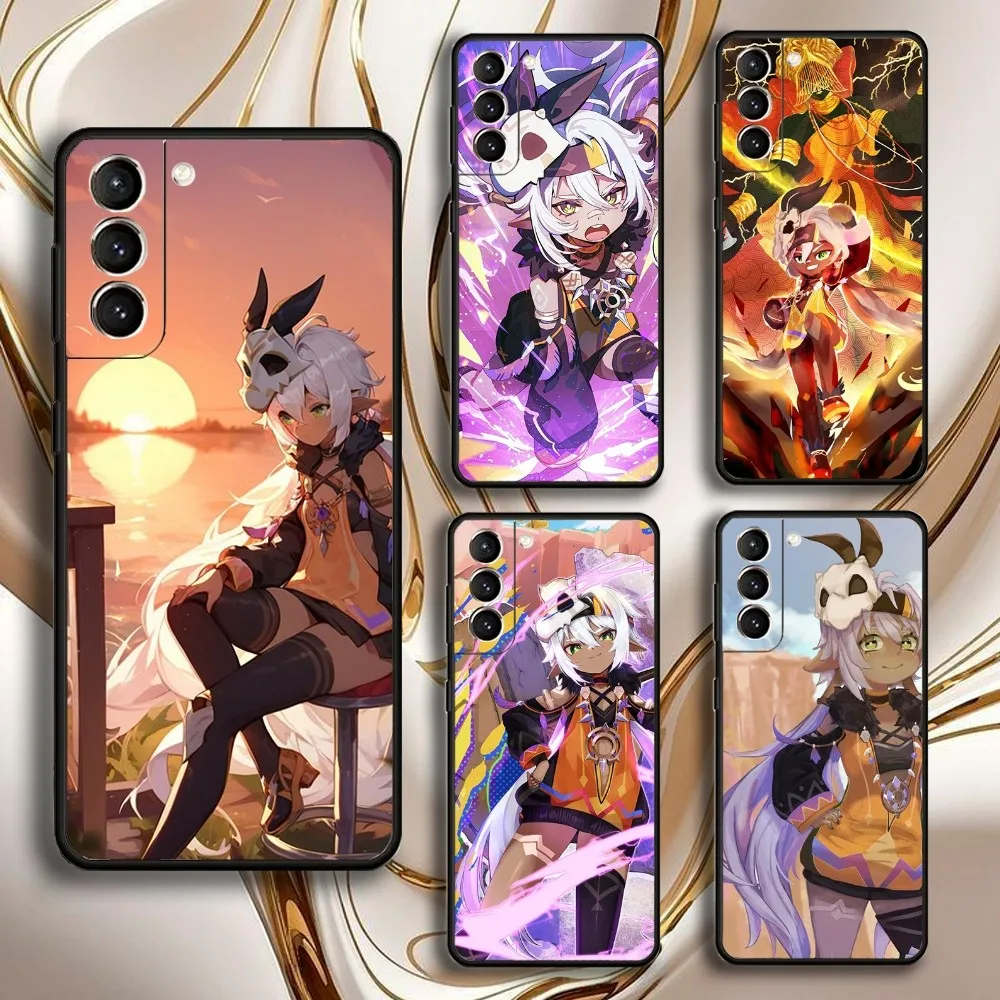 

Genshin Impact Iansan Phone Case For Samsung GalaxyA13,21s,22,31,32,52,53,71,72,73,Soft Black Shell