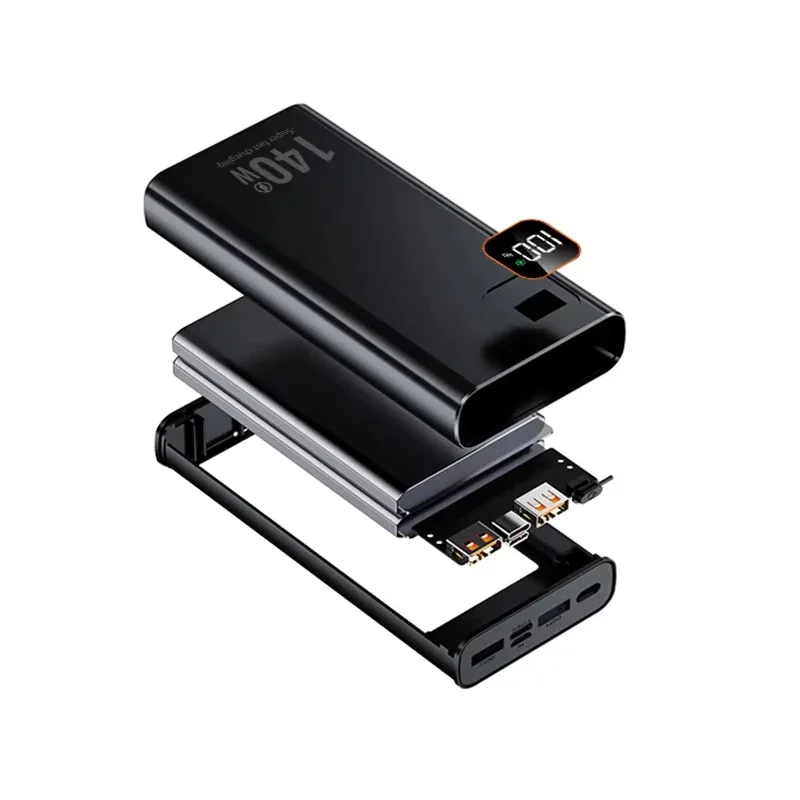 Lenovo 2026 140W 500000mAh Ultra Capacity Power Bank Super Fast Charging CCC Portable Charger For IPhone Samsung - view 6