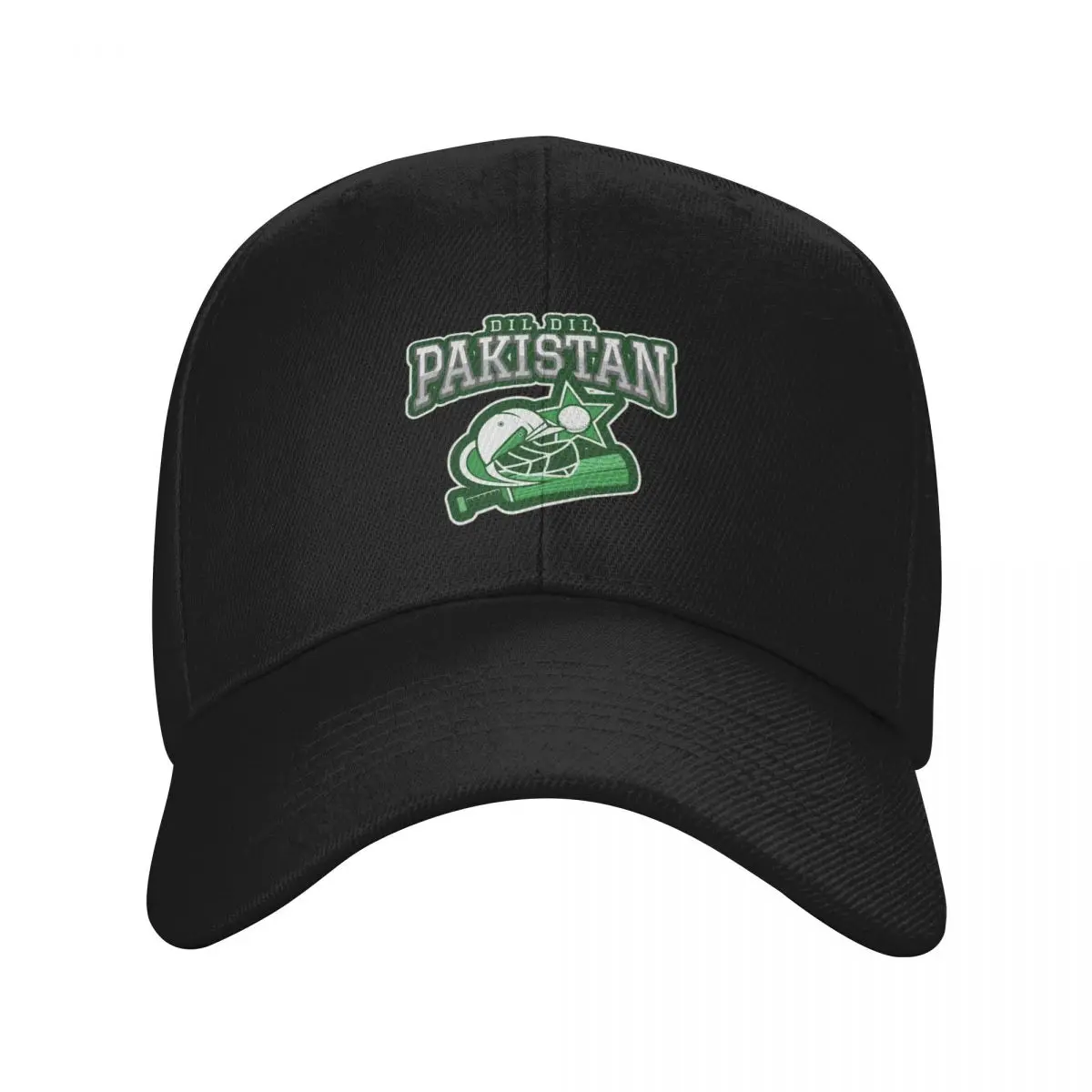 

Dil Dil Pakistan Cricket Baseball Cap black Anime Hat Golf Women Men's