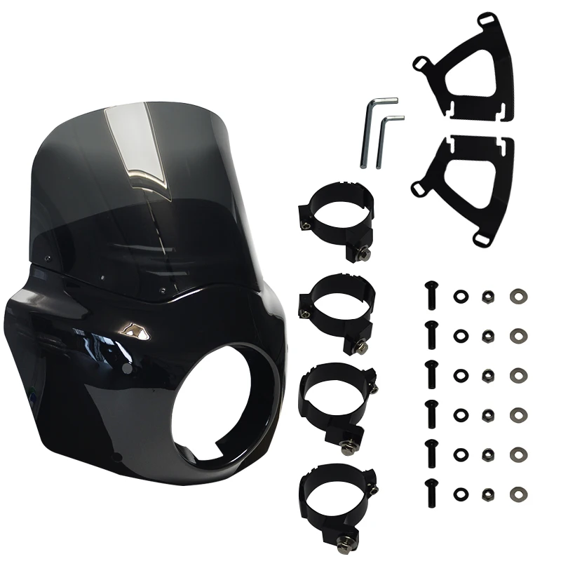 Motorcycle Headlight Fairing Cover Cover with 62mm clamps For Harley Low Rider S 2020-2022