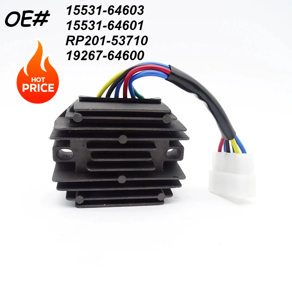 

High Quality Rtv500 Rs5155 Regulator Rectifier for Yanmar 15531-64603 15531-64601 RP201-53710 19267-64600