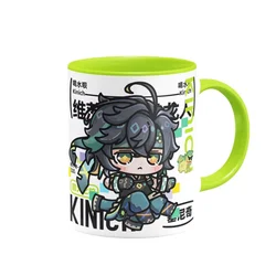 Original Game Genshin Impact Kinich Chasca Kachina Ororon Anime Ceramic Mugs Water Cup Coffee Milk Birthday Gift for Friends