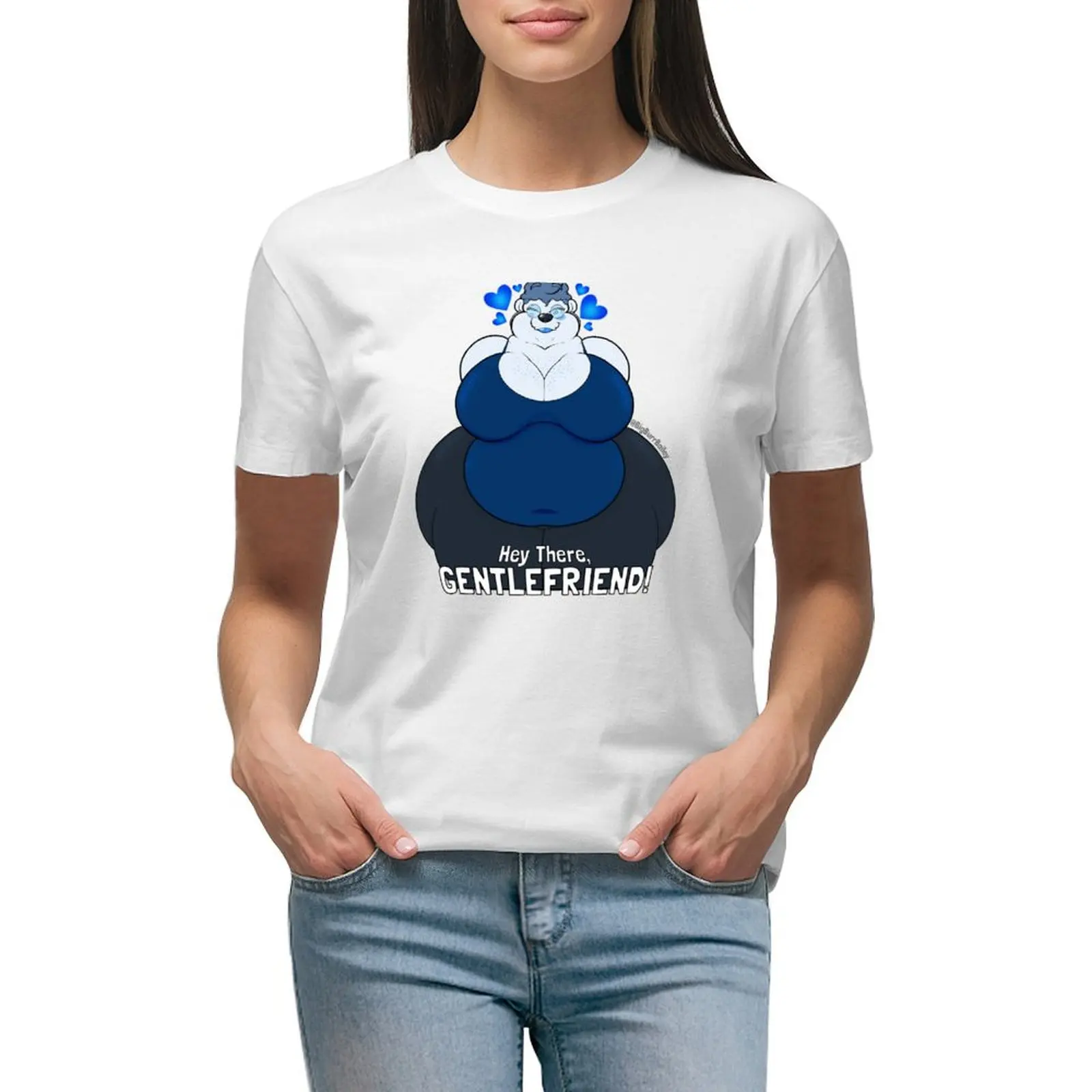

Hey There, Gentlefriend! T-shirt summer top summer clothes Womens clothing