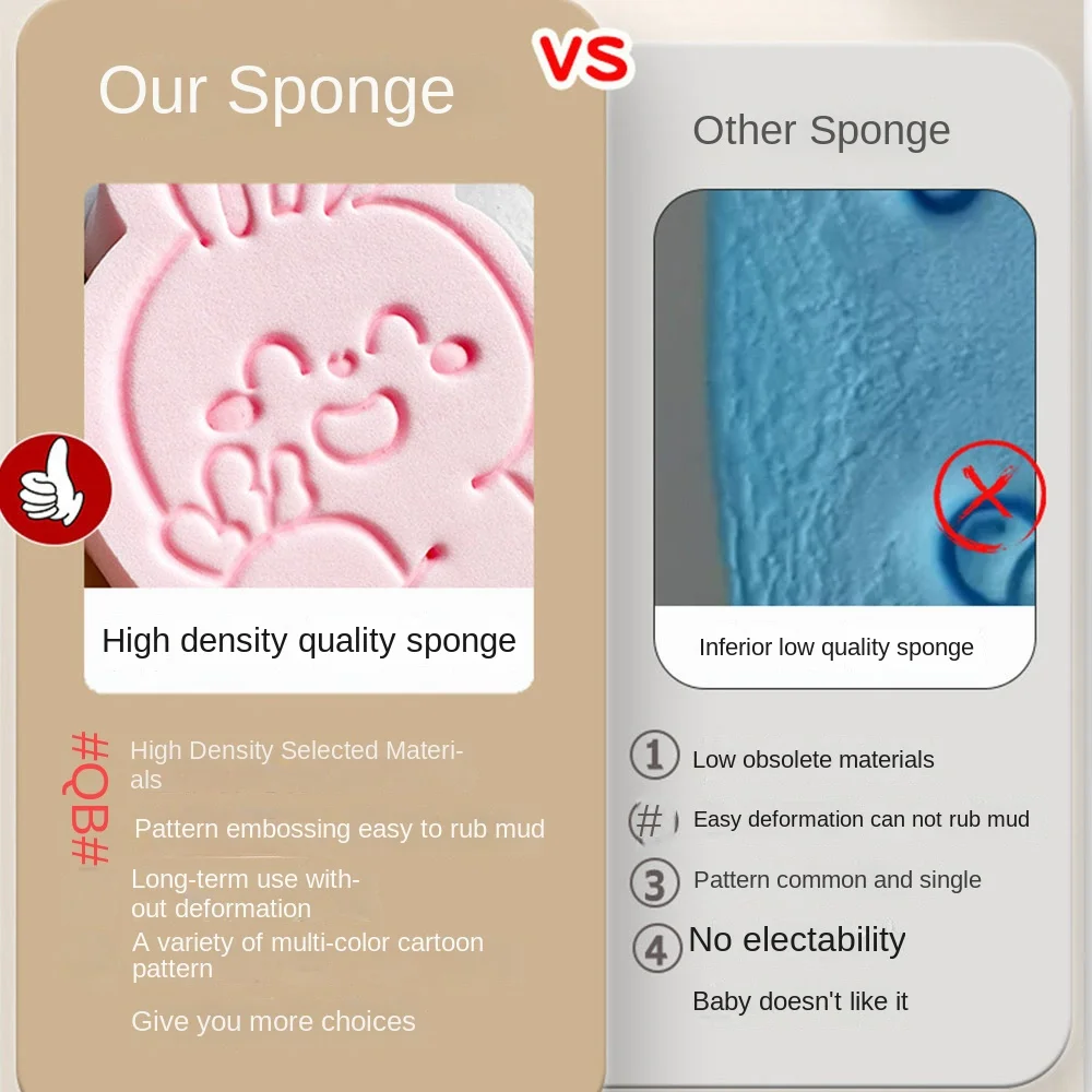 

Super Soft Exfoliating Bath Sponge Body Skin Care Cartoon Bath Sponge Bath Sponge Sassafras Bathroom Supplies Sheep