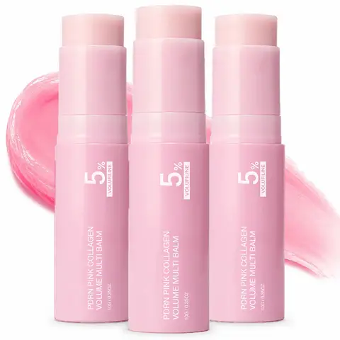 PDRN Pink Collagen Volume Multi Balm Stick Face & Body Balm for Under-Eyes, Neck, Forehead, Smile Lines,  Radiance Care K-Beauty