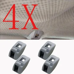4X Car New Grey parasole gancio Clip staffa abete per Vw Rabbit Golf Mk1 Golf Mk2 Jetta Mk1 Jetta Mk2 Scirocco Mk1 Scirocco Mk2