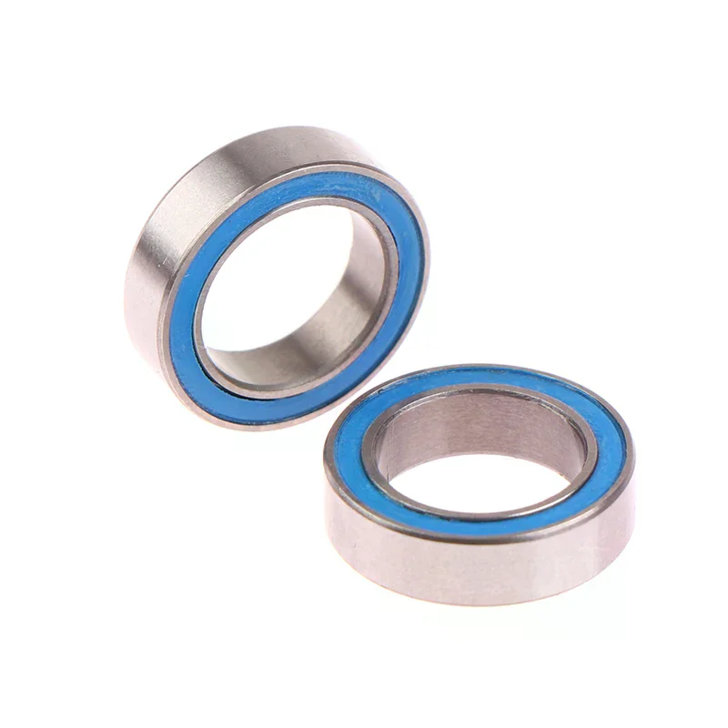 2Pcs 6700 2RS Bearing 10x15x4mm Blue Rubber Sealed Model Bearing For Electric Motor And Small Mechanical Equipment