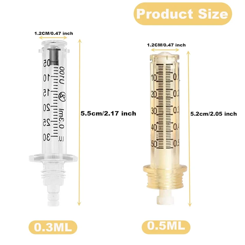 Leere Ampullendüse – Einweg, einzeln verpackt (10 Stück) – A58E