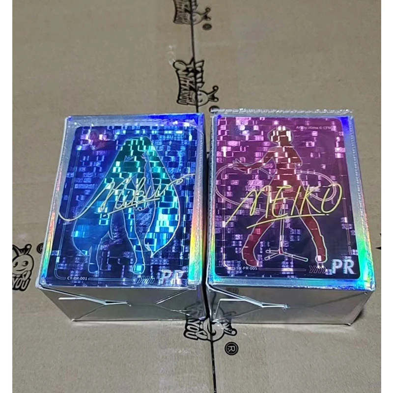 Kayou PR Card 1~6 Series Hatsune Miku Meiko Rare Bronzing Game Toys Limited Edition Collection Card Christmas Birthday Gift