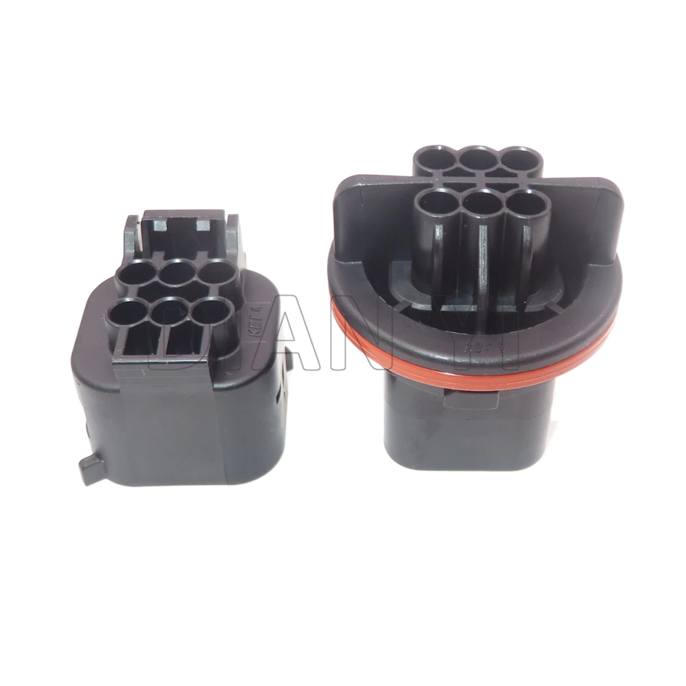 1 Set 6 Way Auto Waterproof Connectors For Hyundai Kia MG643866-5 MG 643866-5 AC Assembly Automobile Headlight Cable Socket