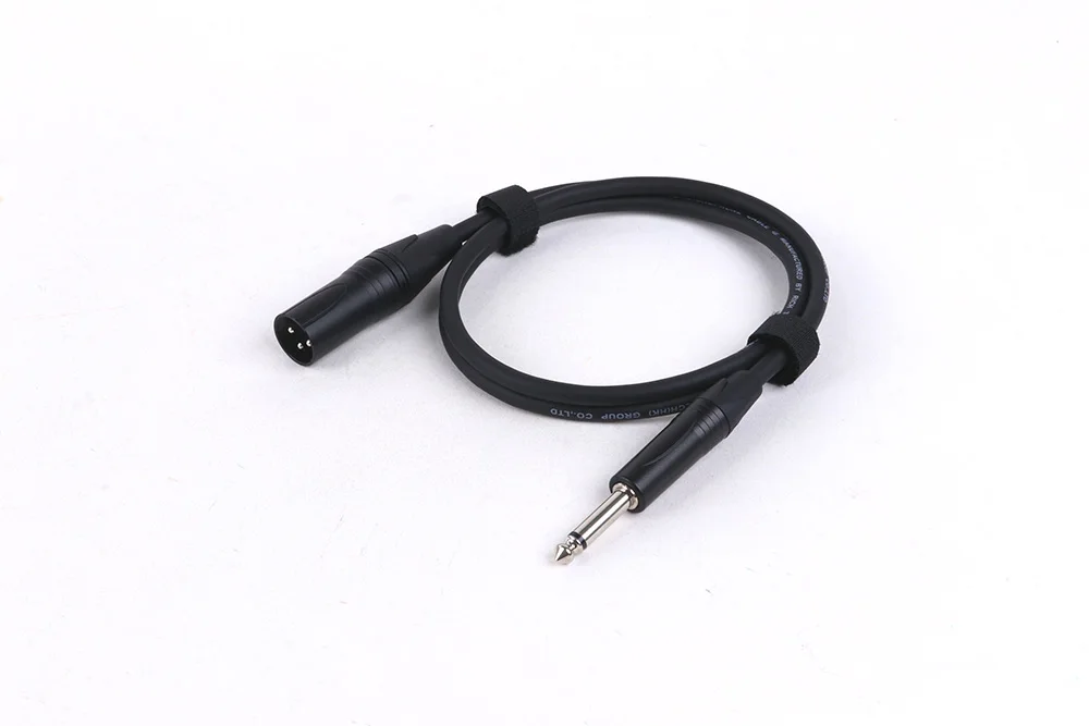 6,35 mm TS-Stecker auf 3-poliger XLR-Stecker/Buchse, Verbindungs-Audio-Verlängerungskabel für MIC Active Speakers, Bühnen-DJ-Studio-Audiokonsole – Detail 2