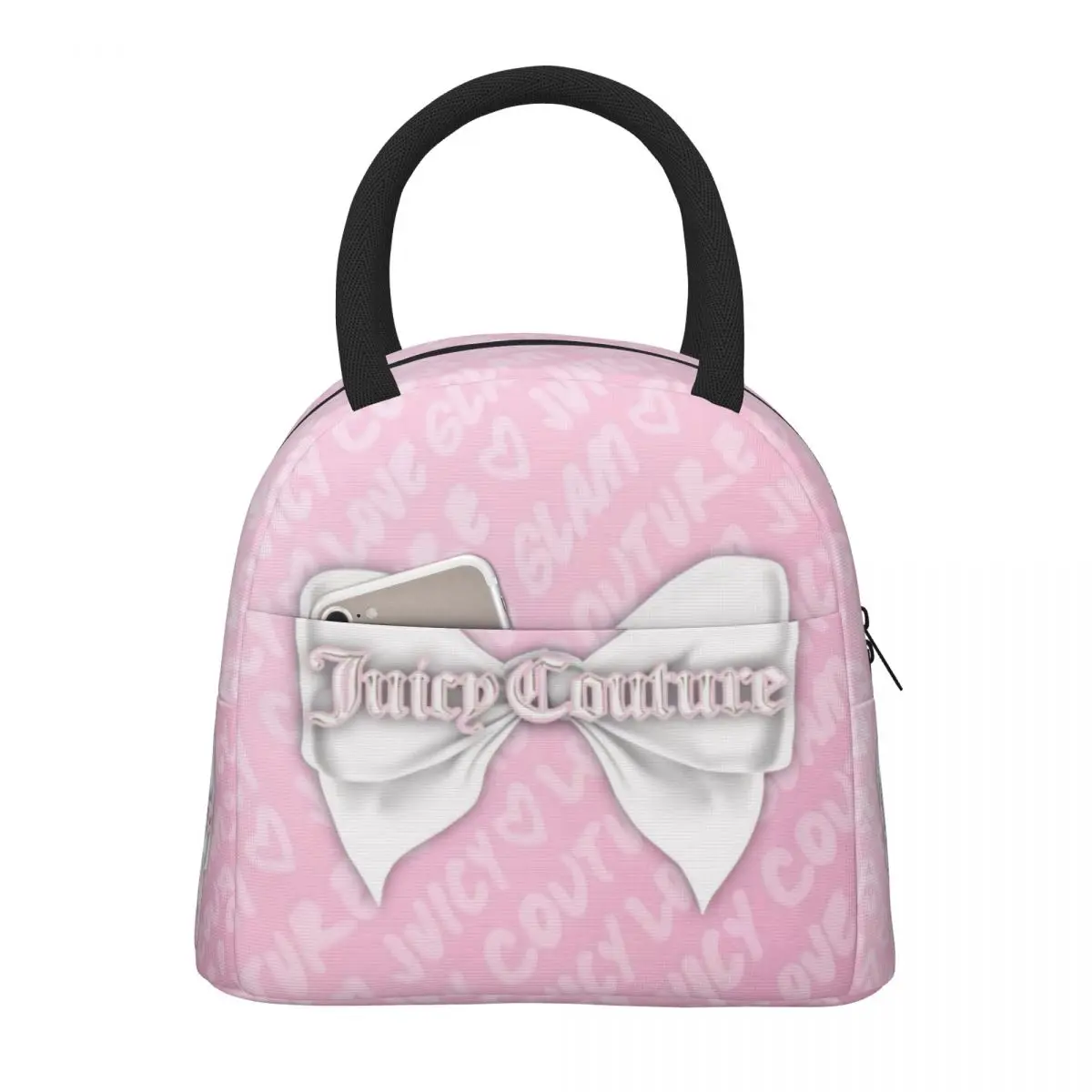 J-Juicy-C-Couture Bolsas térmicas grandes para el almuerzo, bolsa térmica reutilizable a prueba de fugas, bolsa para el almuerzo, bolsas para almacenamiento de alimentos, para la escuela y actividades al aire libre