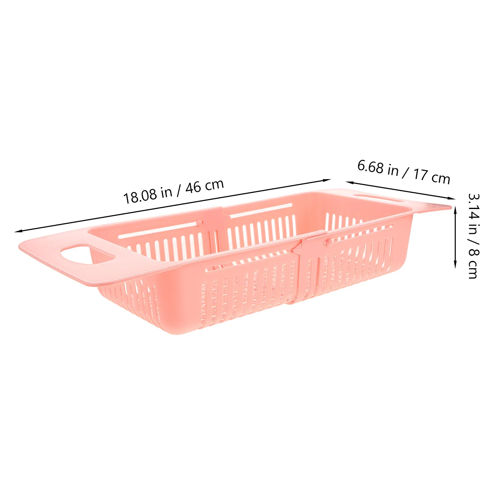 Plastic Vegetable Fruit Washing Drain Basket Retractable Large Capacity Non-Toxic Kitchen Tool Fruit Vegetable Washing Draining