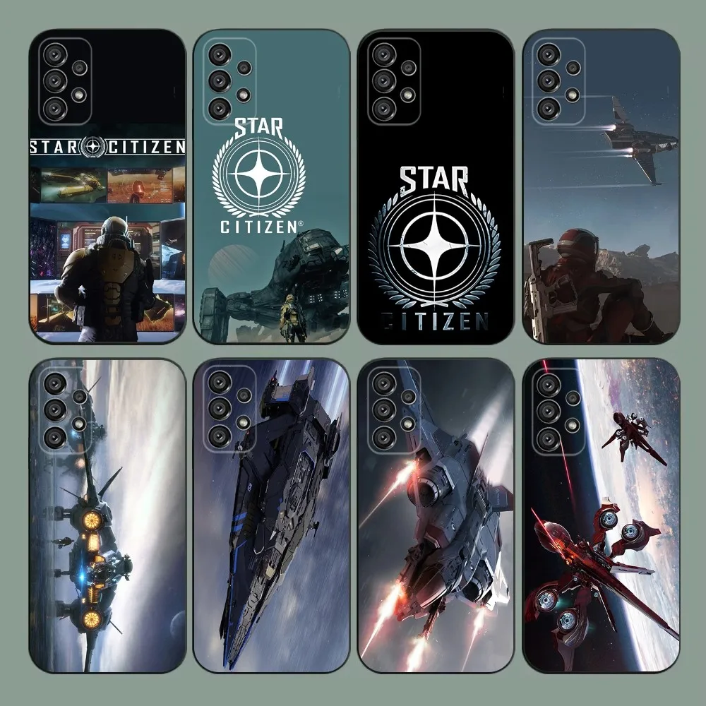 

New S-Star Game C-CitizenS Phone Case For Samsung Galaxy A20,A21s,A22,A31,A32,A52,A53,A72,73,A80,A91 Soft Black Cover