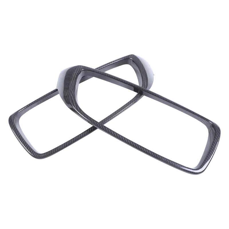 2piece set Real carbon fiber For BMW M3 F80 M4 F82 F83 4 Series F32 2014-2019 car front grille decorative frame Car accessories
