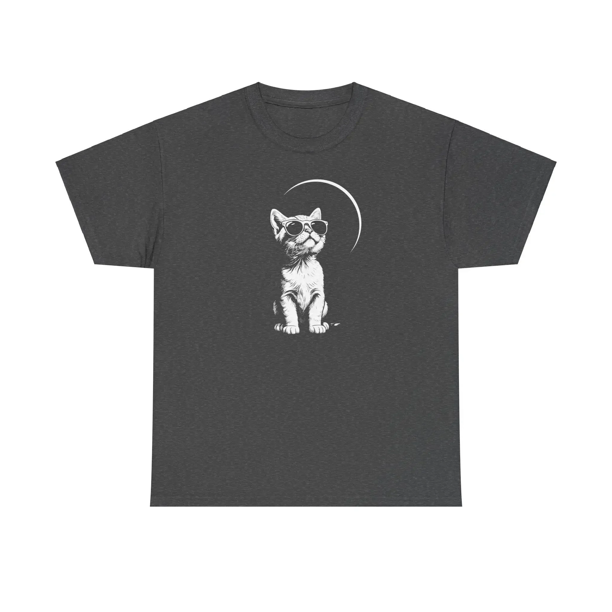 Cat In Sunglasses 2024 Total Solar Eclipse Viewing Souvenir T Shirt