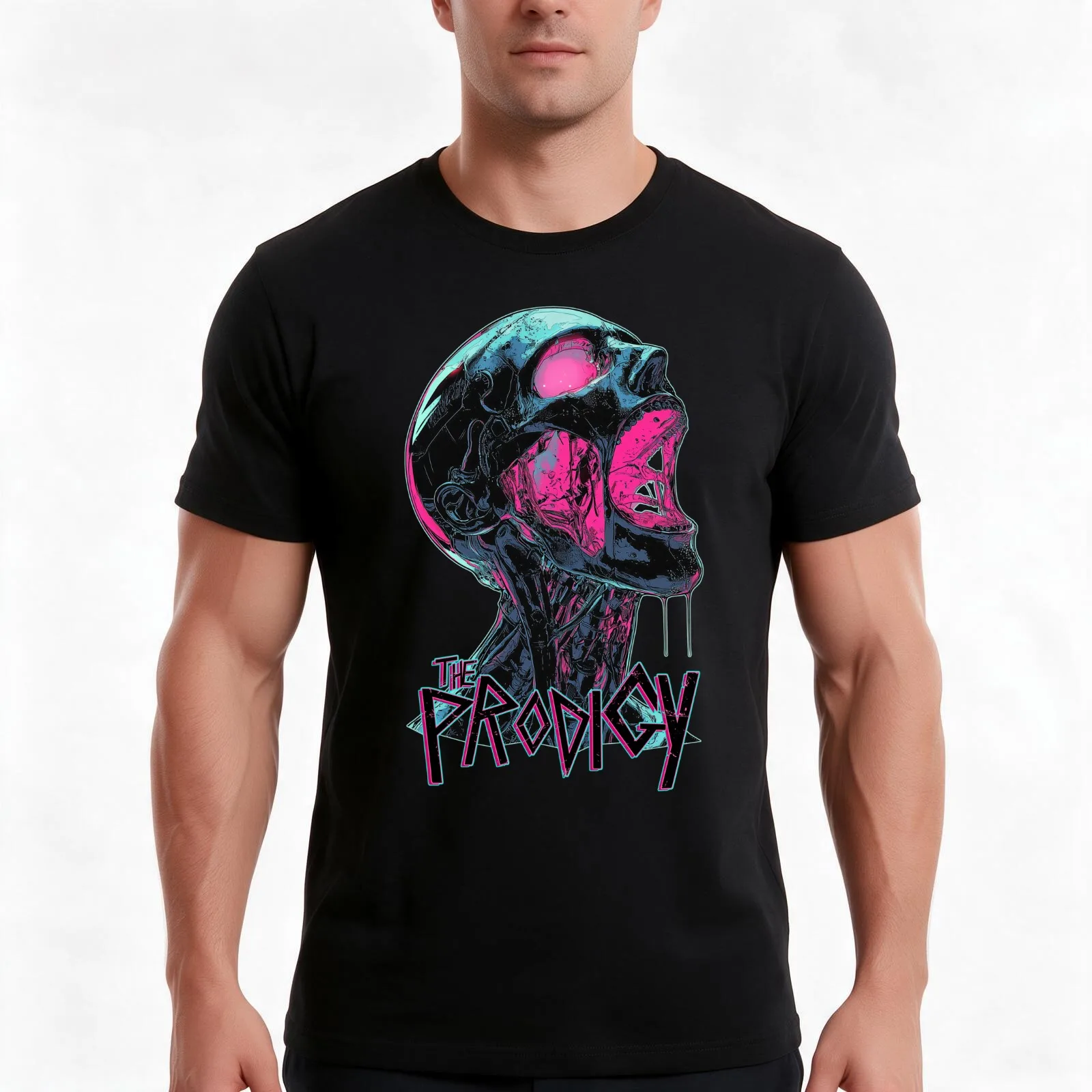 DUK FAT - The Prodigy - Jilted Generation T-Shirt, Summer Casual Cotton Tee, Oversized Streetwear Tops, Vintage Graphic Print