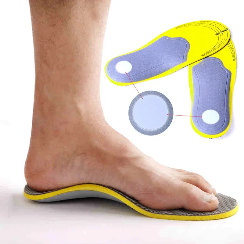 1Pair Adjustable Men Women 3D Orthopedic Insoles Breathable Orthotics Flat Foot Insert Arch Support Cushion Pads Foot Care Tool