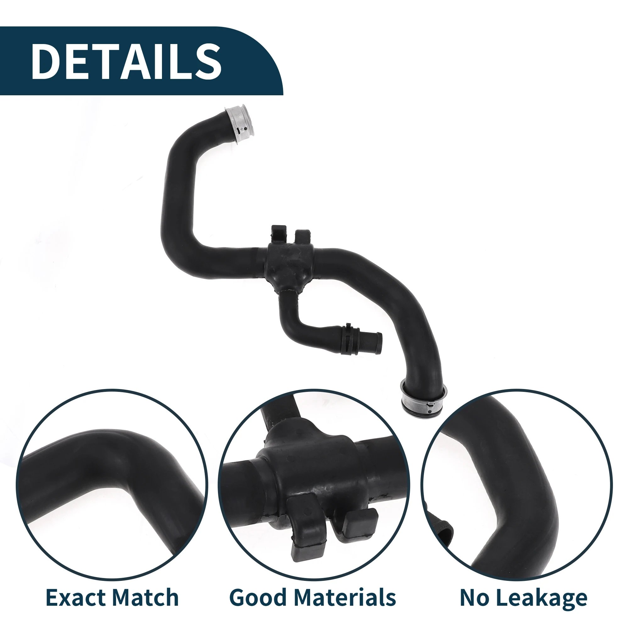 UXCELL ท่อหม้อน้ําสําหรับ Mercedes-Benz E350 3.5 2009-2013 ซีลอย่างดี No.A 2045013782   ท่อน้ําหล่อเย็นท่อน้ําหล่อเย็นล่าง