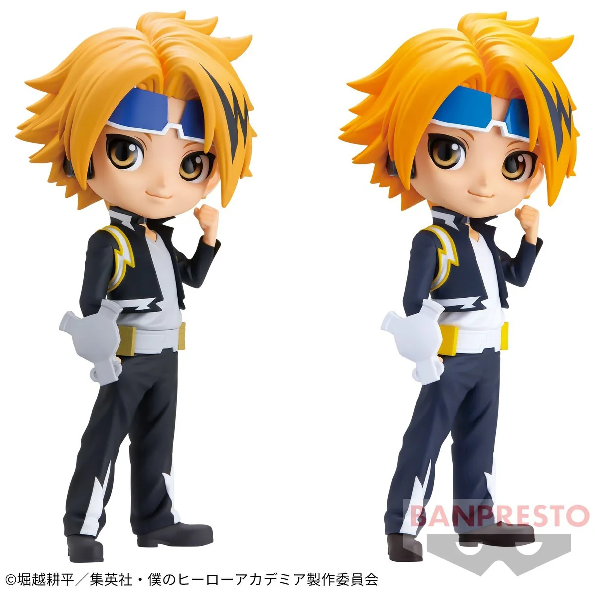 Original Genuine In Stock Banpresto Q Posket Anime My Hero Academia Kaminari Denki Kawaii Action Figure Decoration Boxed Gift