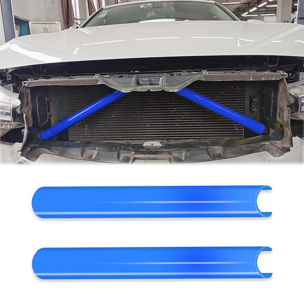 2 Peças Azuis de Suporte para Grade Dianteira Estilo Racing para BMW F30 F31 F32 F33 F34 F35 F36 G20 G21 G28 G29 F20 F21 F22 F23