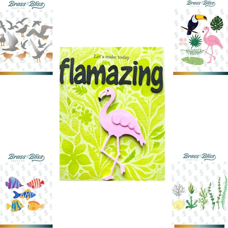 Various Species of Fish in the Sea Craft Metal Cutting Dies Mold Strips Sheet Scrapbook Paper Craft Knife Mold Blade Punch 2026