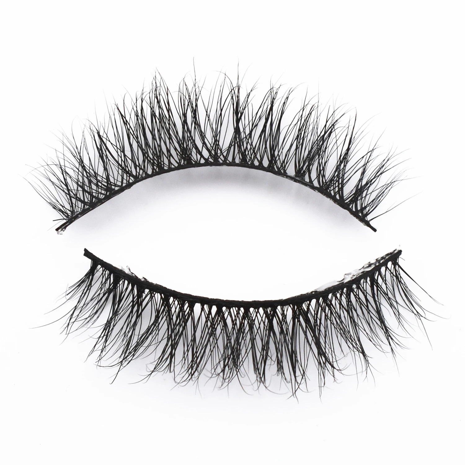 G08 Mink Lashes Fluffy Round Lashes Luxe Lash Lightweight Lashes Natural Wispy Lashes 3D Mink Eyelashes Makeup Lashes Extension