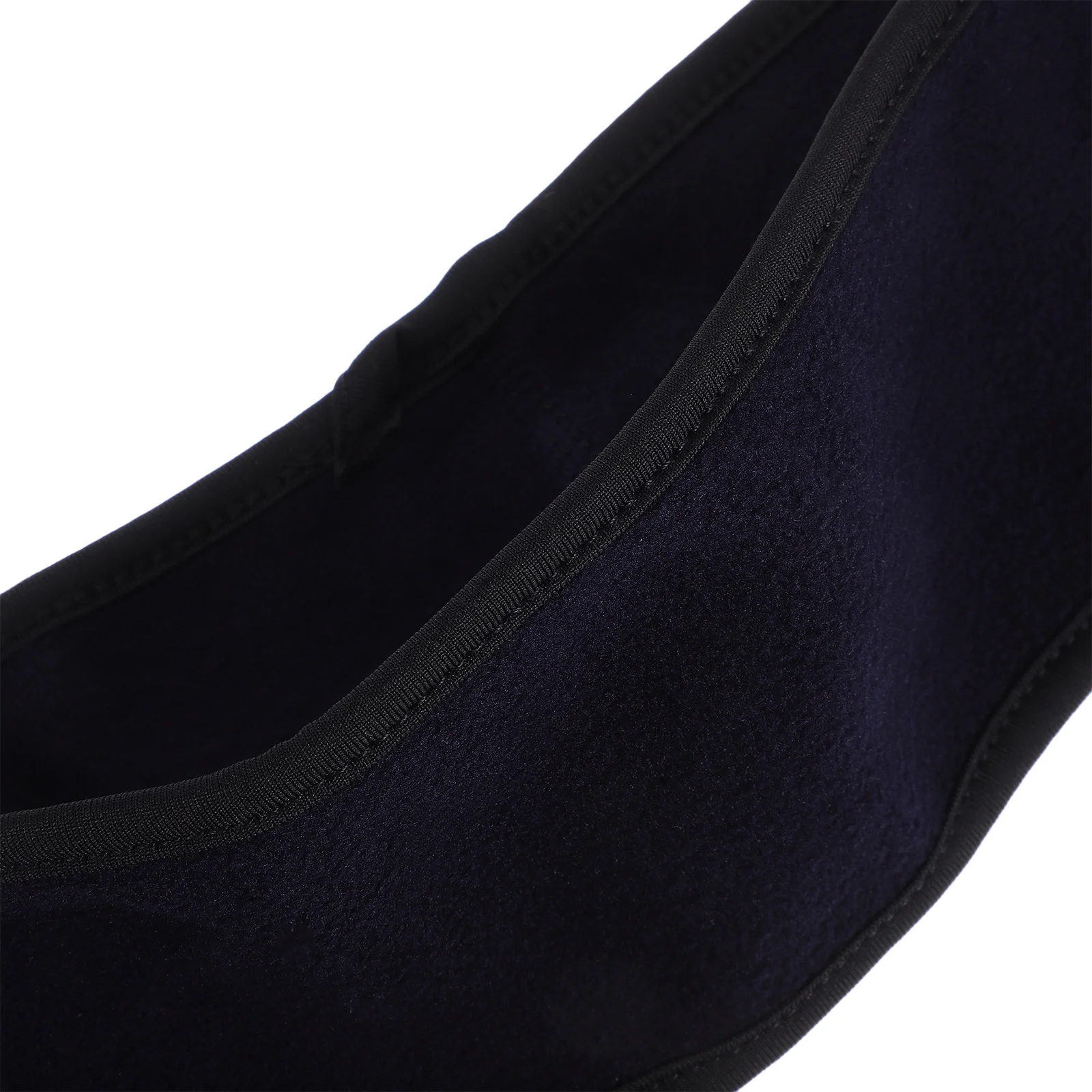 2 قطعة عصابة رأس رياضية شتوية أسود كحلي من الصوف الحراري للجري وركوب الدراجات والتزلج غطاء للأذن لتدفئة الأذن وتمارين الطقس البارد