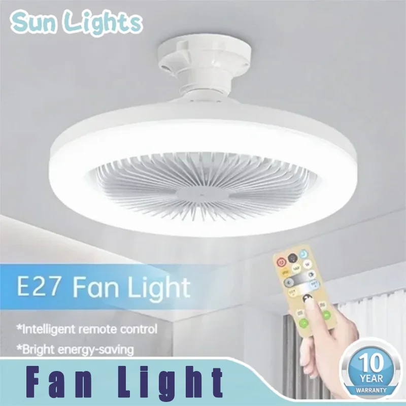 

Lighting Ceiling Fan LED Fan Bulb Three Wind Speeds With Aromatherapy Device Remote Control Switch Color Temperature Brightness