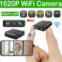 Wireless Wifi Mini version HD1620P Home Security Camcorder Audio Video Recorder Mobile Remote APP Camera 7x24h Working V380 Pro